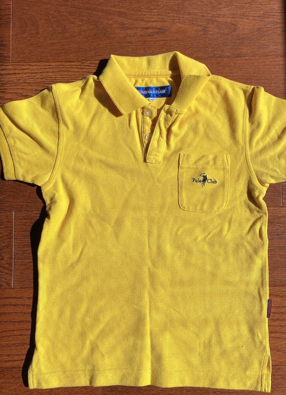 Polo PRL Club Toddler 7-8T Yellow T-shirt